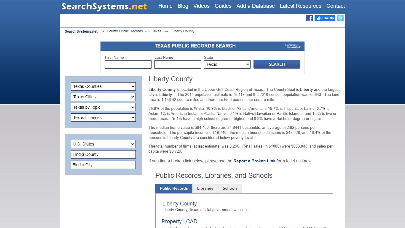 Liberty County Criminal and Public Records